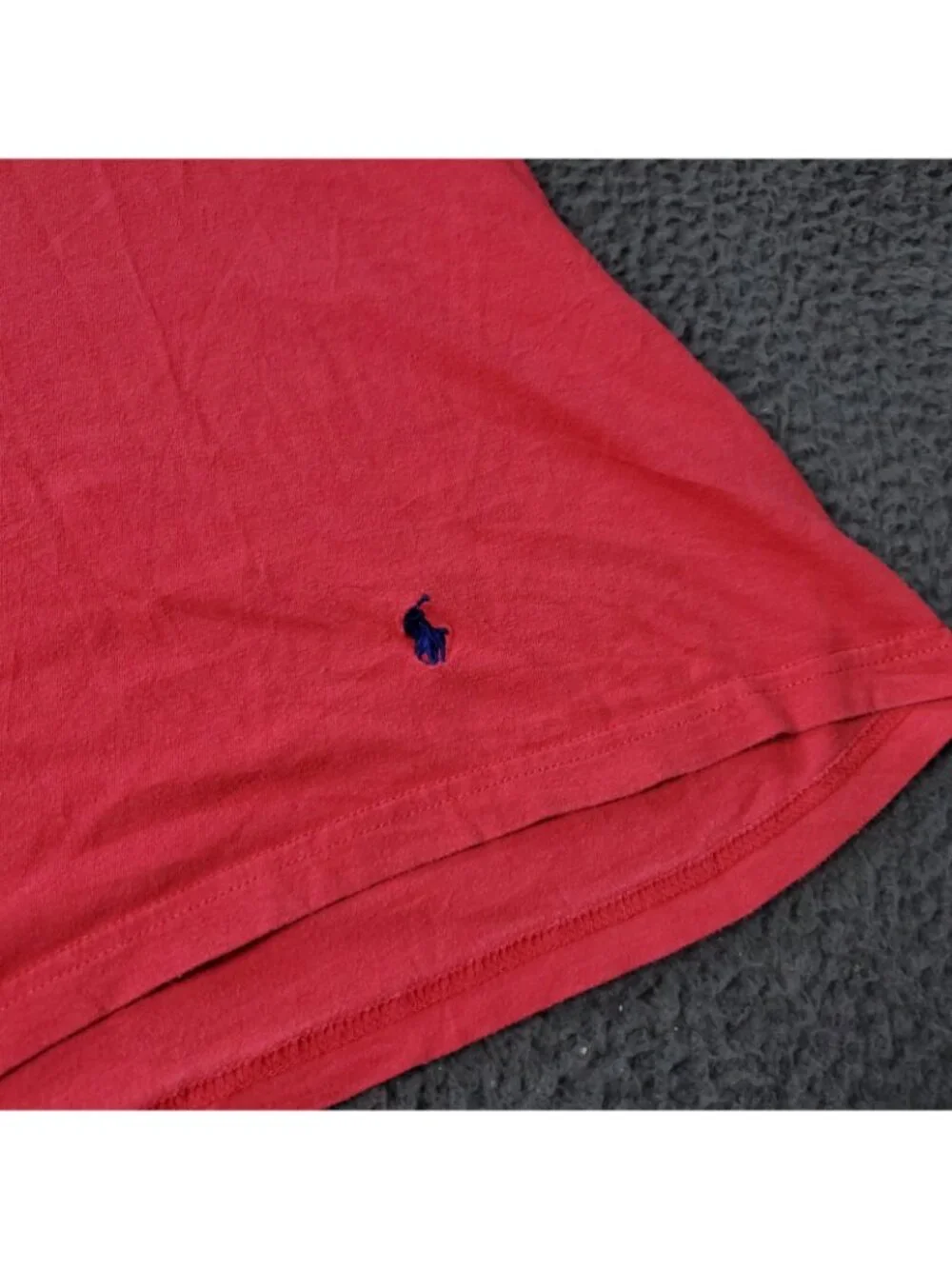 Polo Ralph Lauren Shirt Mens XL Extra Large Short Sleeve Cotton Pink Red Preppy